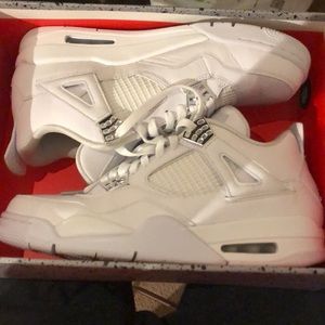 Pure white money Jordan 4